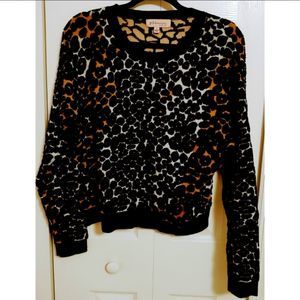 Women's Long Sleeved Top in Crushed Velvet by Philosophy Republic Size L